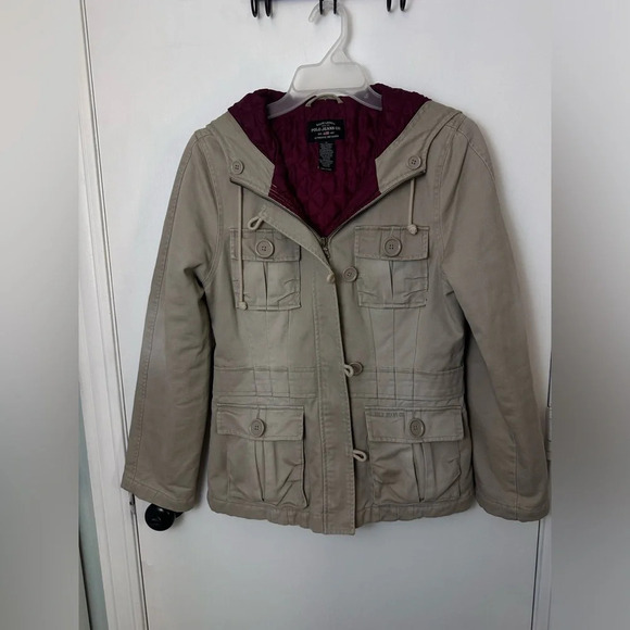 Y2K RALPH LAUREN POLO Quilted Cargo Utility Jacket size M - Picture 2 of 10